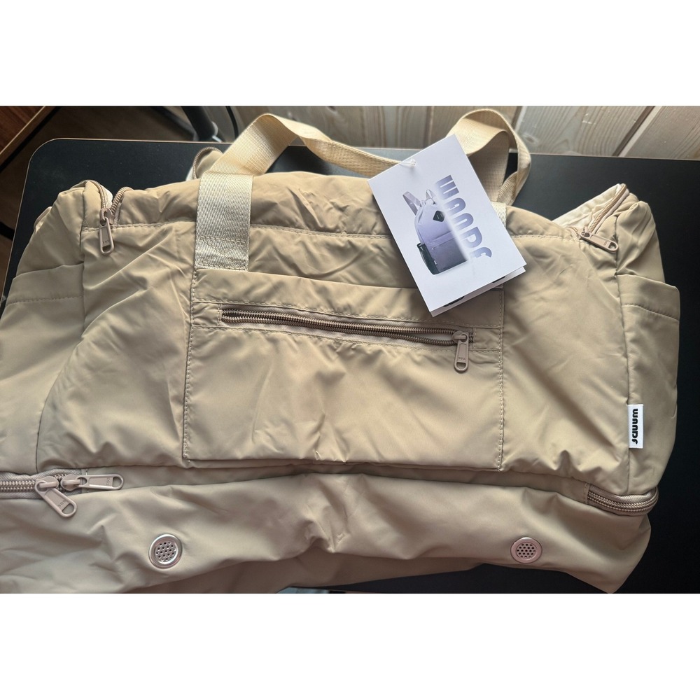 NWT | Wandf Puffer Travel Duffle | Beige